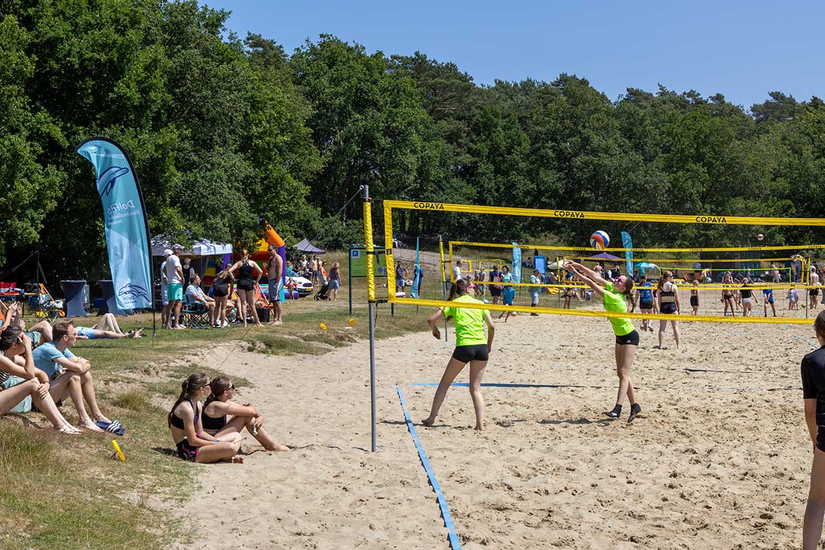 JBC Toernooi op Heerderstrand 21 juni 2025 met Dolfijn Beachvolleybal